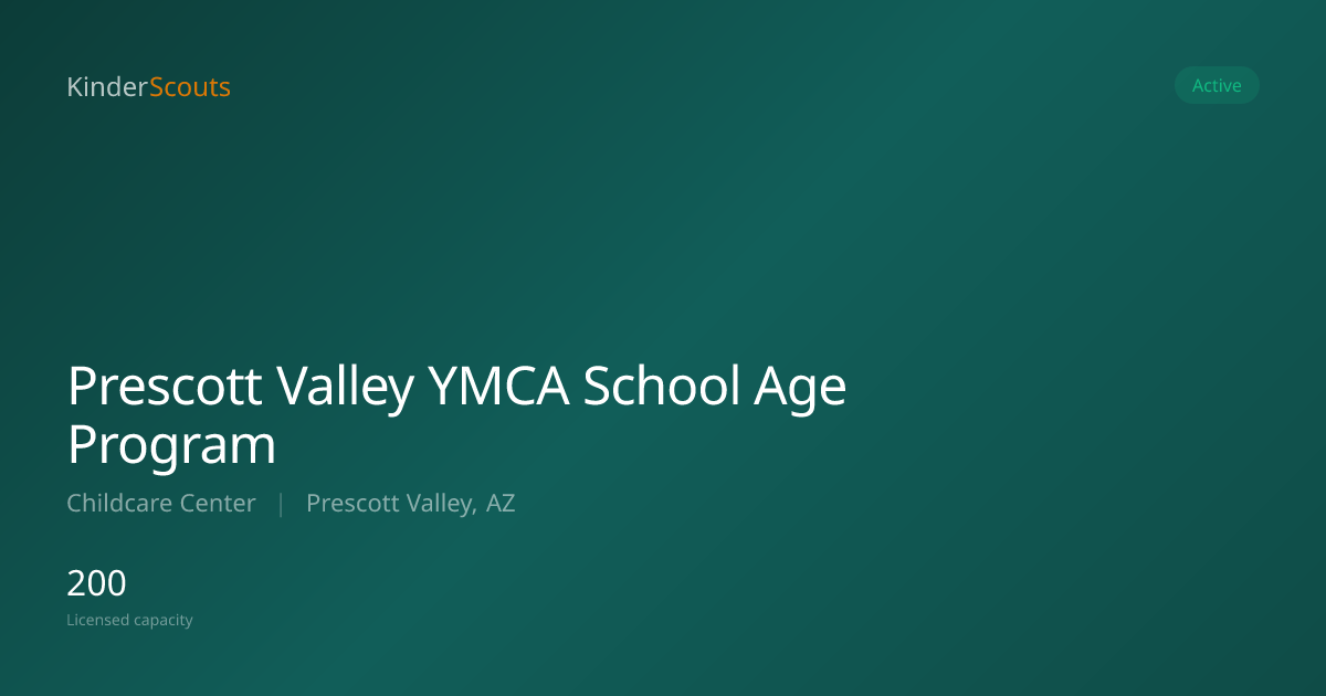 Prescott Valley YMCA School Age Program - Prescott Valley, AZ ...